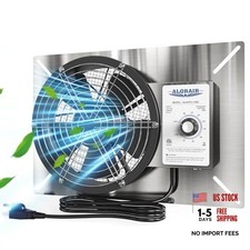 540 CFM Stainless Steel Crawl Space Ventilation Fan with Humidistat Medium