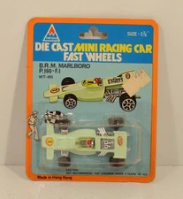 Diecast BRM Marlboro P.160 F-1 WT-405 Mini Racing Car 2.75" Tintoys Fast Wheels