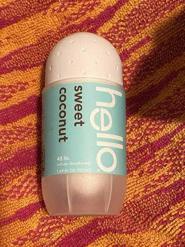 Hello Sweet Coconut, 48 HR Roll-On Deodorant 1.69 fl oz (1) 12/2024