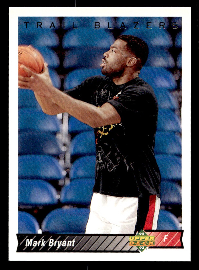 1992-93 Upper Deck - Mark Bryant Basketball card #246 Portland Trail Blazers Raw