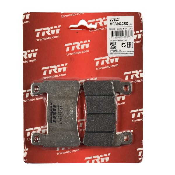 Trw Bremsbelag Hyper Carbon (FüR: Honda Cbr 600 F (Vergaser) PC35 99-00 Vorne )-image