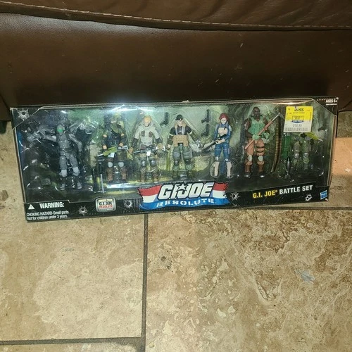 G.I. Joe Battle Set 7 Pack Resolute G.I. JOE Battle Set MIB NEW Factory Sealed