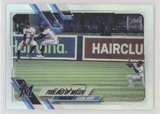 2021 Topps Checklist Rainbow Foil Lewis Brinson Starling Marte #530 01az