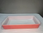 Vintage Pyrex #232 2qt Flamingo Pink (Coral) Lasagna Pan Casserole Dish NICE