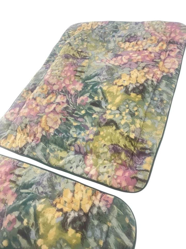 PAIR Vintage Thomasville Floral Pillow Shams Cottagecore Farmhouse USA - Image 4 of 4