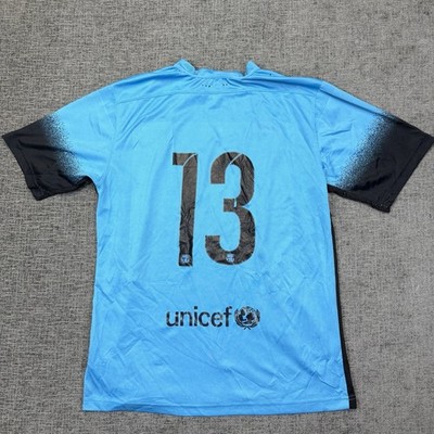 Nike Fc Barcelona 2015-2016 3rd Third Jersey Men's XL Blue No Name