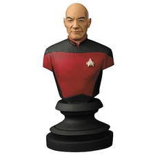 STAR TREK ICONS Captain Picard BUST Diamond Select LOW #262 of 1701 New NIB COA