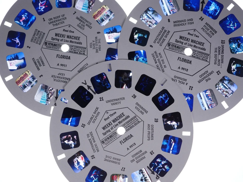 View-Master Weeki Wachee #1 Spring of Mermaids FL - 3 reel packet A991 - Image 4 of 4