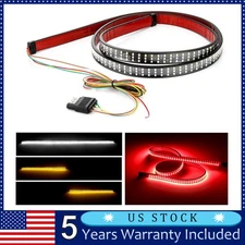 5 Modes 3 Row 60" 432 LED Truck Strip Tailgate Light Bar Reverse Brake 3Row