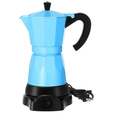 Coffee Pot 6 Cup Electric Espresso Coffee Maker Italian Moka Maker 300ml Port...