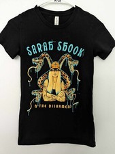Camiseta Sarah Shook & The Disarmers Gira de Conciertos Mujer Mediana Serpientes Country