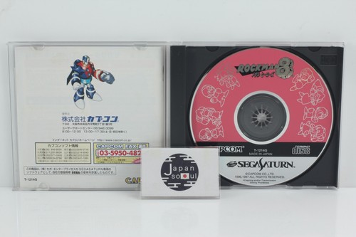 CAPCOM Sega Saturn Rockman 8 Metal Heroes Megaman Action Game From JAPAN - Picture 4 of 24