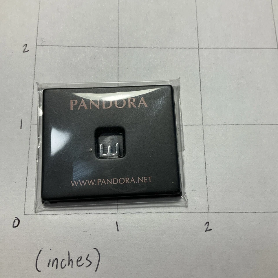 Pandora Charm Letter E Silver 925 - Image 2 of 3