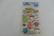 PAPER HOUSE 3D STICKERS "LITTLE MONSTER" STICKERS LAST ONE SO CUTE!!