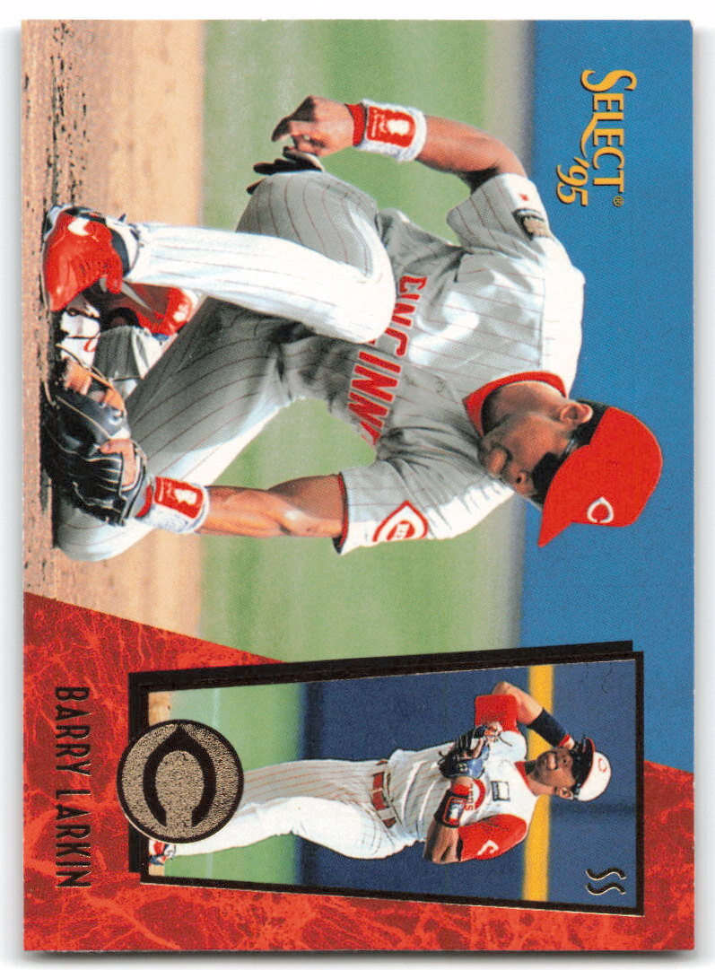 1995 Select #52 Barry Larkin Cincinnati Reds 3AE