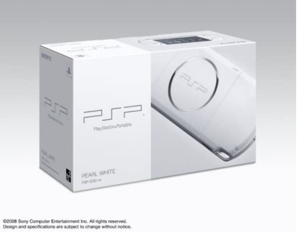 PSP 3000 Pearl White PW Box Charger Console [N] | eBay