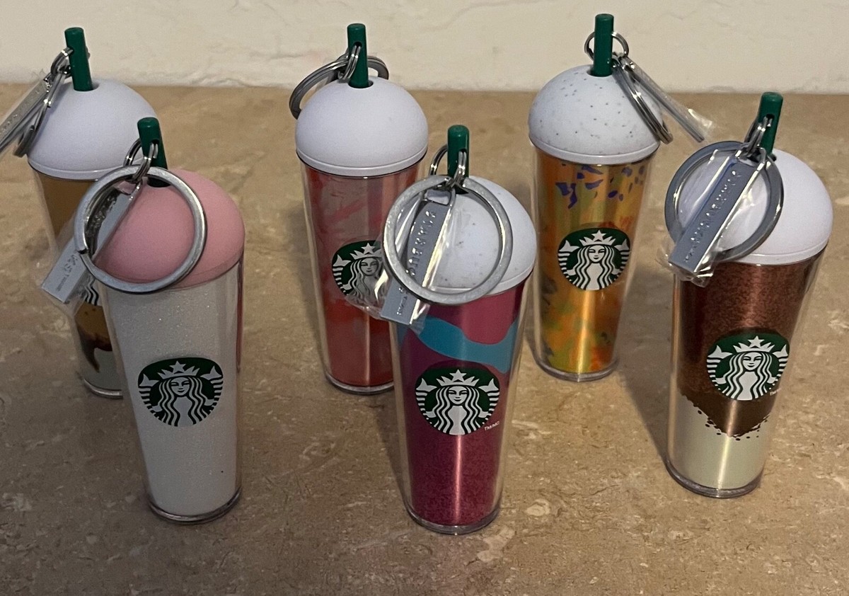 Starbucks Surprise Cold Cup Keychain Complete Set of 6 | eBay