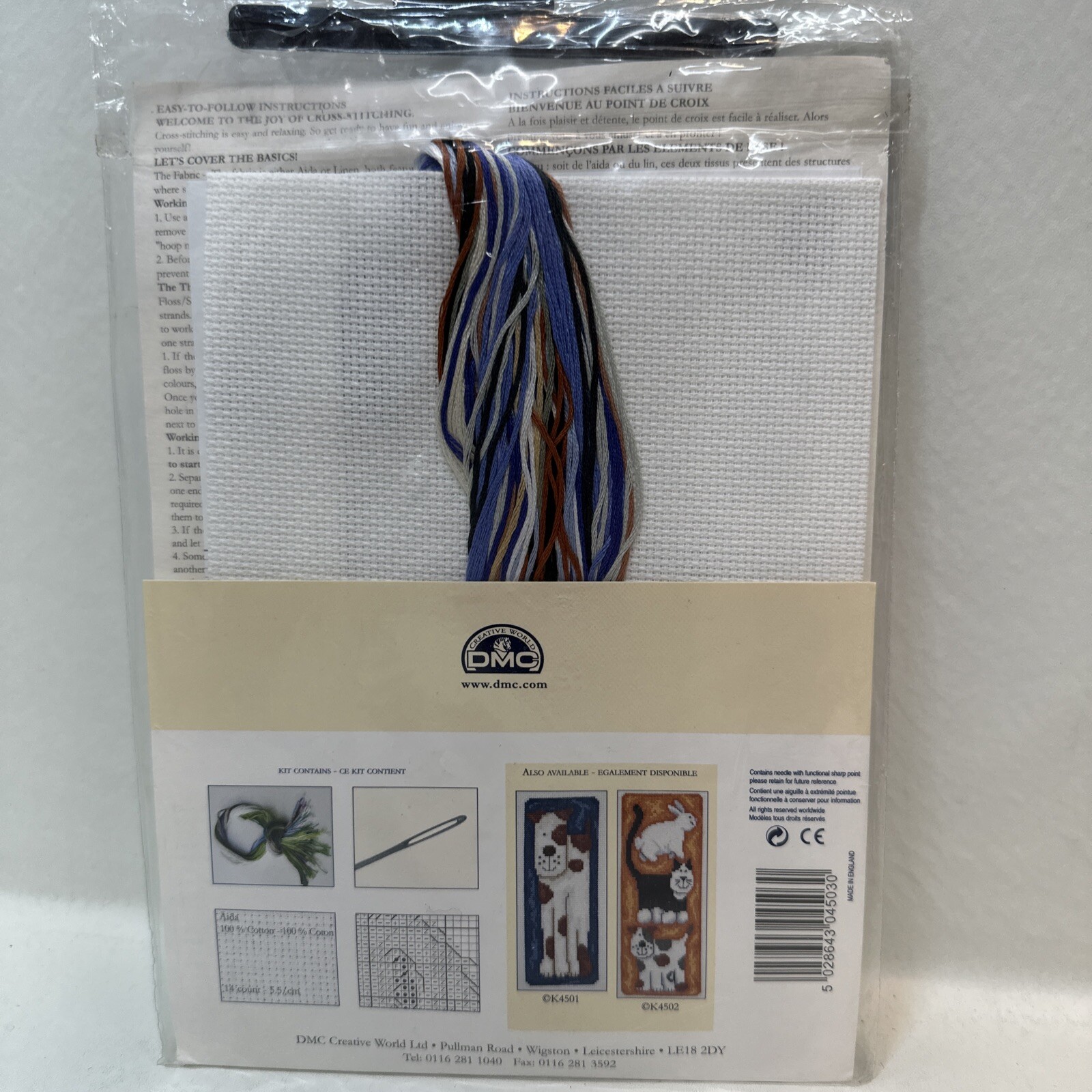 DMC Creative World &ldquo;Wild Animals&rdquo; Counted Cross Stitch Kit #K4503