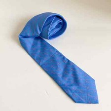 VINYARD VINES Men's Easter Blue and Pink Silk Neck Tie Made in USA Bunny Whale