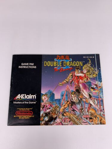 DOUBLE DRAGON II 2 THE REVENGE Nintendo Entertainment System NES Complete CIB - Picture 2 of 14