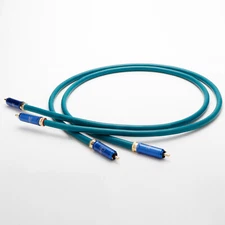 Pair OCC Copper Cord with RCA Connector HiFi Audio Interconnect Signal RCA Cable