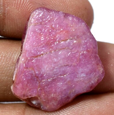 30.20 Ct Natural Burma Rare Pink Ruby Untreated Best Quality Specimen Rough