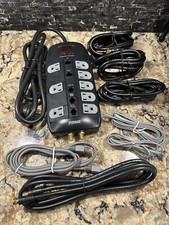 UTILITECH POWER STRIP SURGE PROTECTOR  Cable Bundle Lot LAN Coax Fax Phone