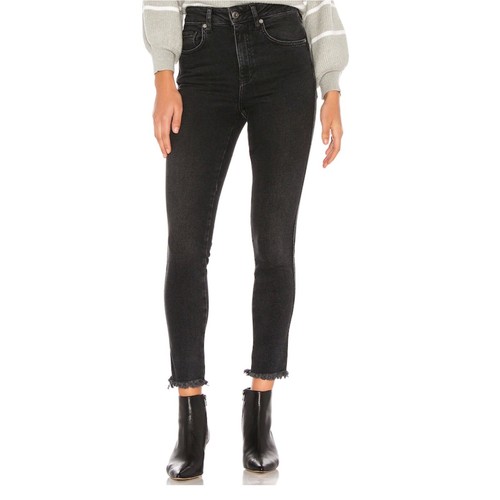 Free People Raw High Rise Jeggings 