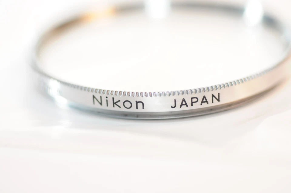 Nikon 52mm L38 UV Silver Chrome early filter for 5cm f/2 Tick mark RF lens RARE - Image 3 of 4