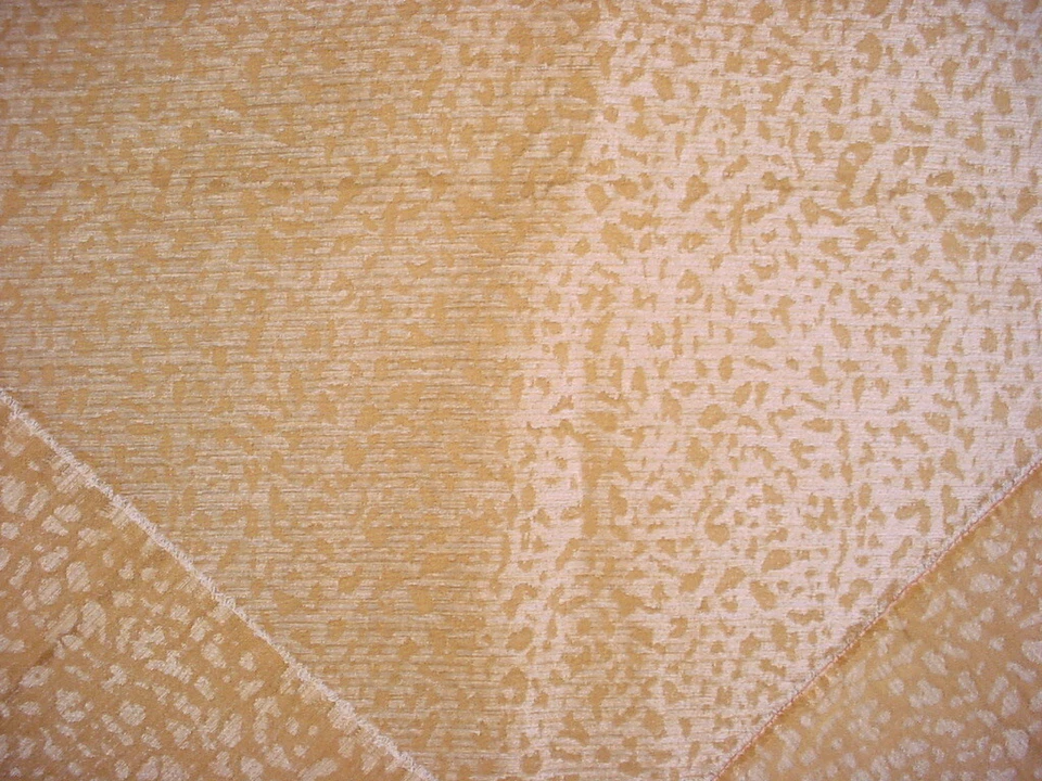 Tecido para estofamento de chenille 1-3/4Y verbena 5011402 cantaloupe esconder latão chita - Imagem 3 de 3