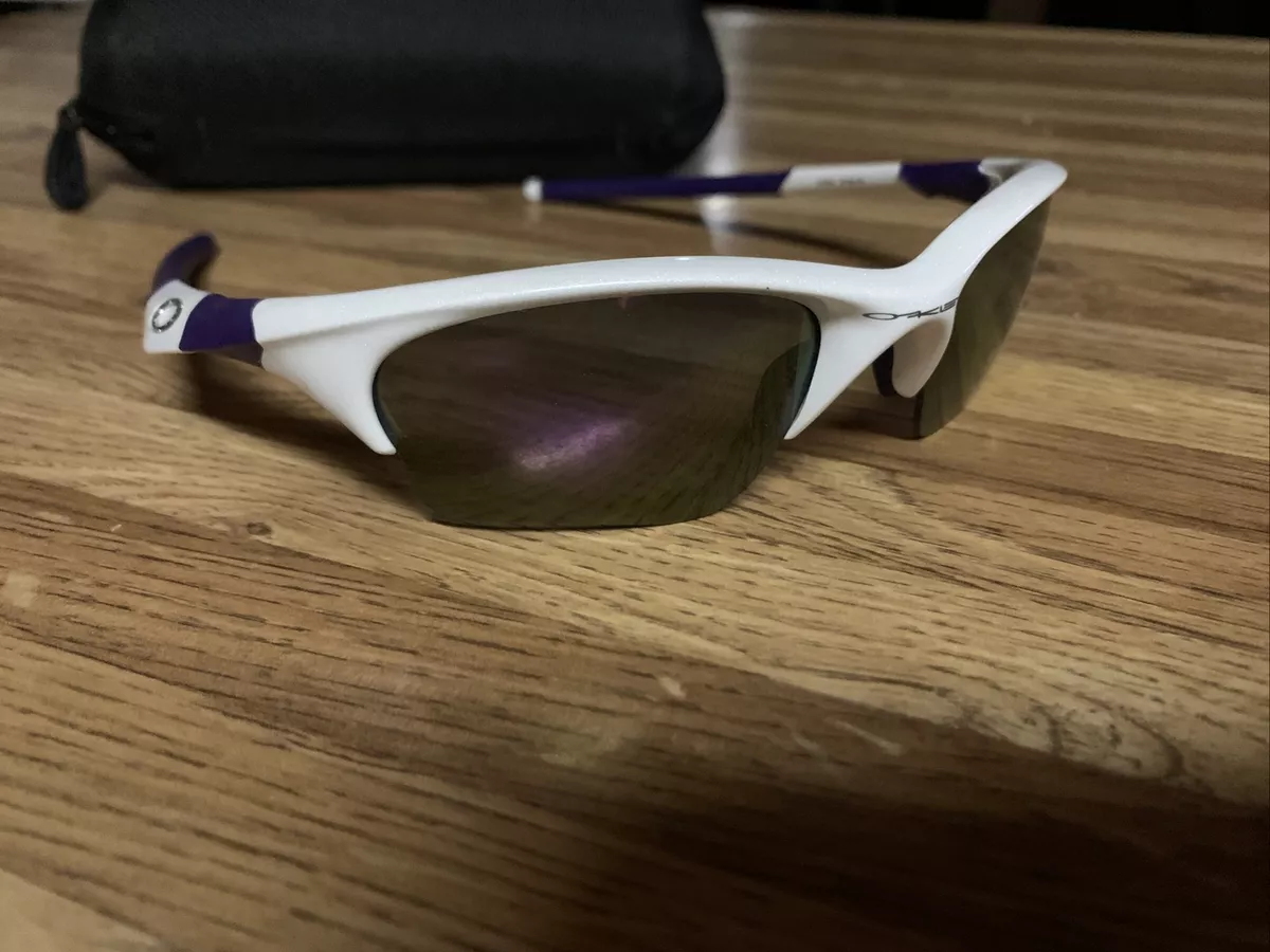 Oakley Half Jacket Custom Pearl White / Purple Very Rare!! VGC!!!