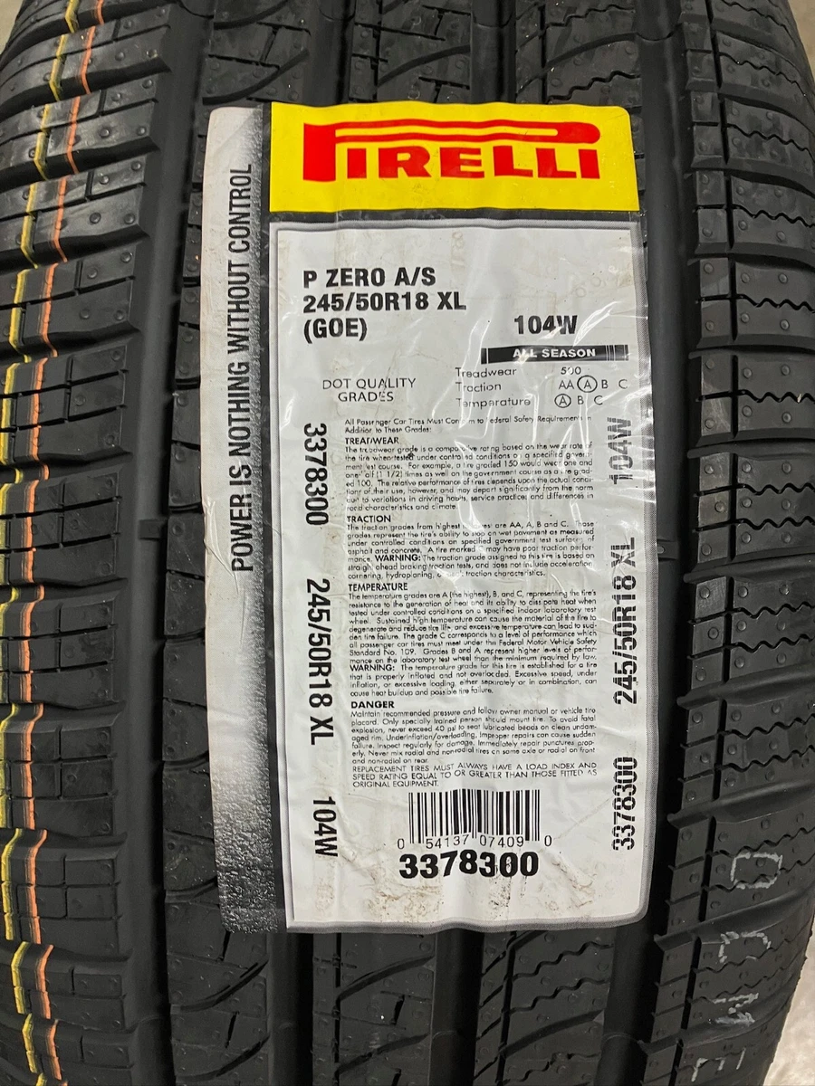 PIRELLI　18インチ　245/50　2021年 Pirelli 245/50/18 All Season Tires for sale | eBay