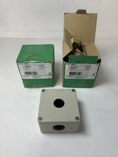 2-Telemecanique XAP-G Die-Cast Control Station Enclosure For 22MM Controls NOS