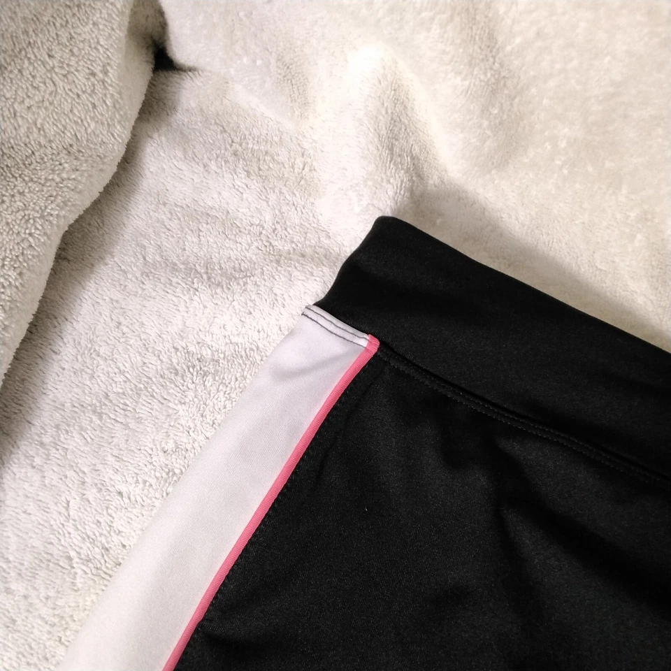 Falda corta Izod Perform X Cool Fx para mujer talla M negra blanca rayas tirar Foto 4 de 4