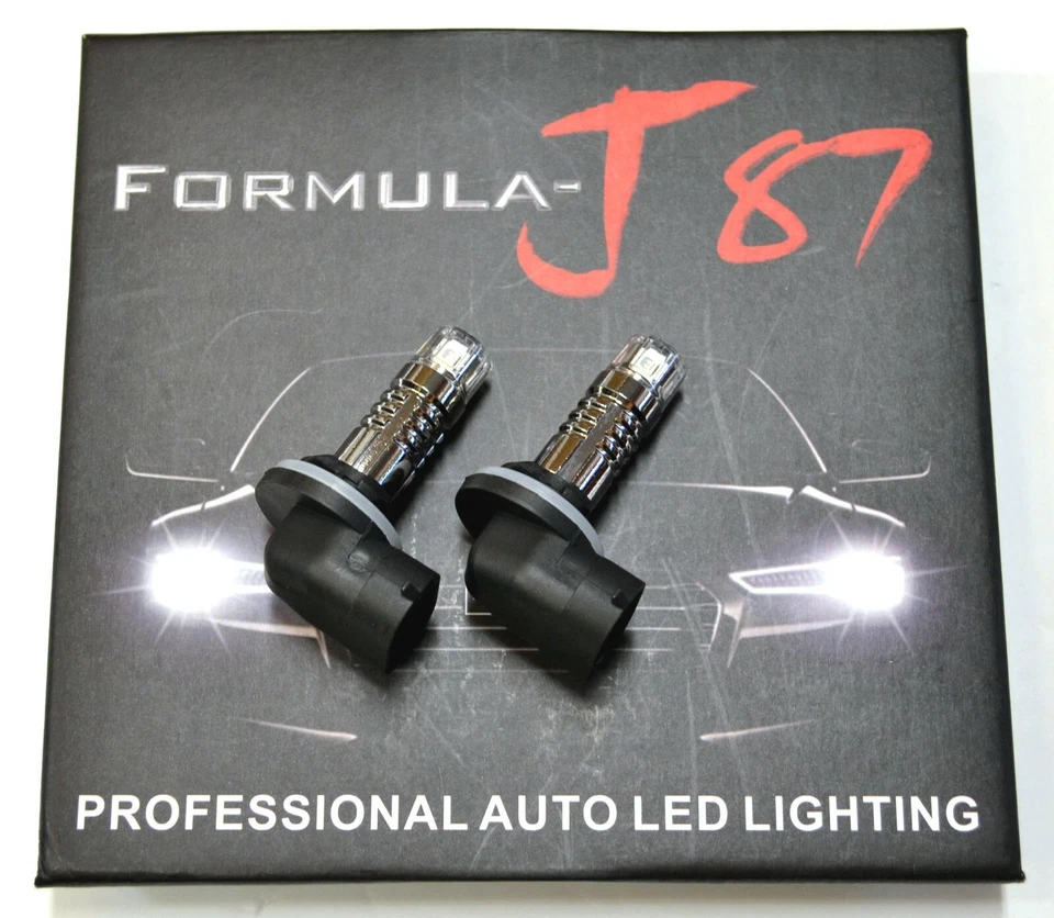 LED 20W 881 H27 Green Two Bulbs Head Light Replacement Lamp Upgrade Snowmobile - Image 2 of 4