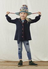 Matilda Jane Just Imagine Malina Girls Terry Hooded Lined Jacket Size 6 NWT