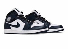 Jordan retro 1 mid "Armory Navy" Men's 554724-411 GS 554725-411 - FAST SHIP