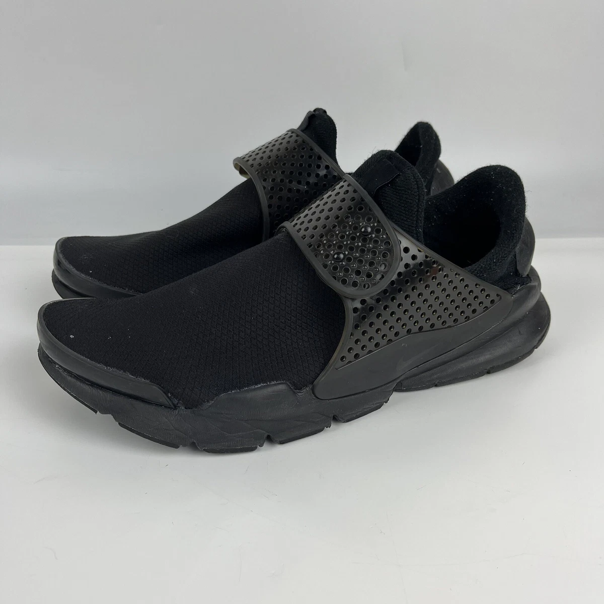 Womens Sz 11 Nike Sock Dart Sneakers Triple Black Rare Nice 862412