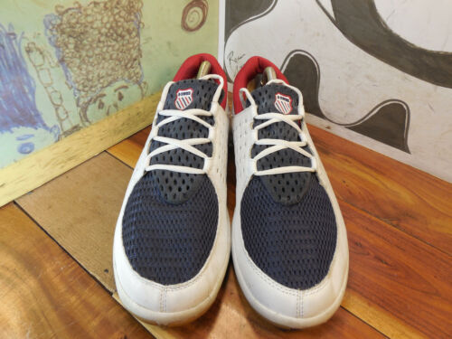 K Swiss Red, White, & Blue Snekares Men's 12 - Picture 1 of 10