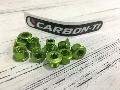 Carbon-Ti X-Fix Road Kit Chainring Standard Fixing Bolts (5 males and 5 females) - Picture 12 of 12