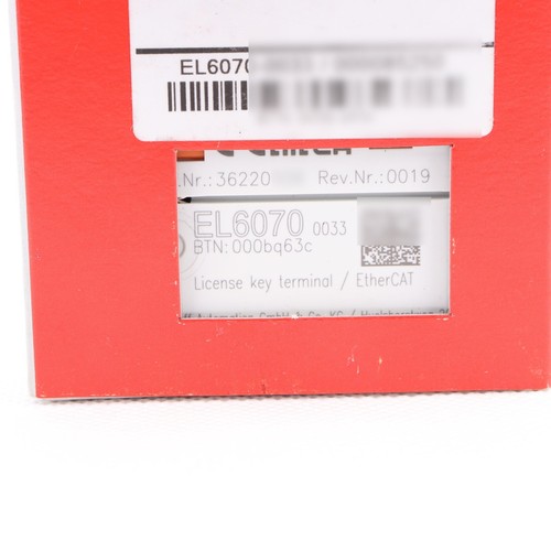 ¡BECKHOFF EL6070 EL6070-0033! ¡NUEVO! - Imagen 4 de 5