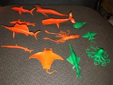 Cereal Premium MPC 1968-69 Creatures of the Sea Complete  12 PC  Nabisco