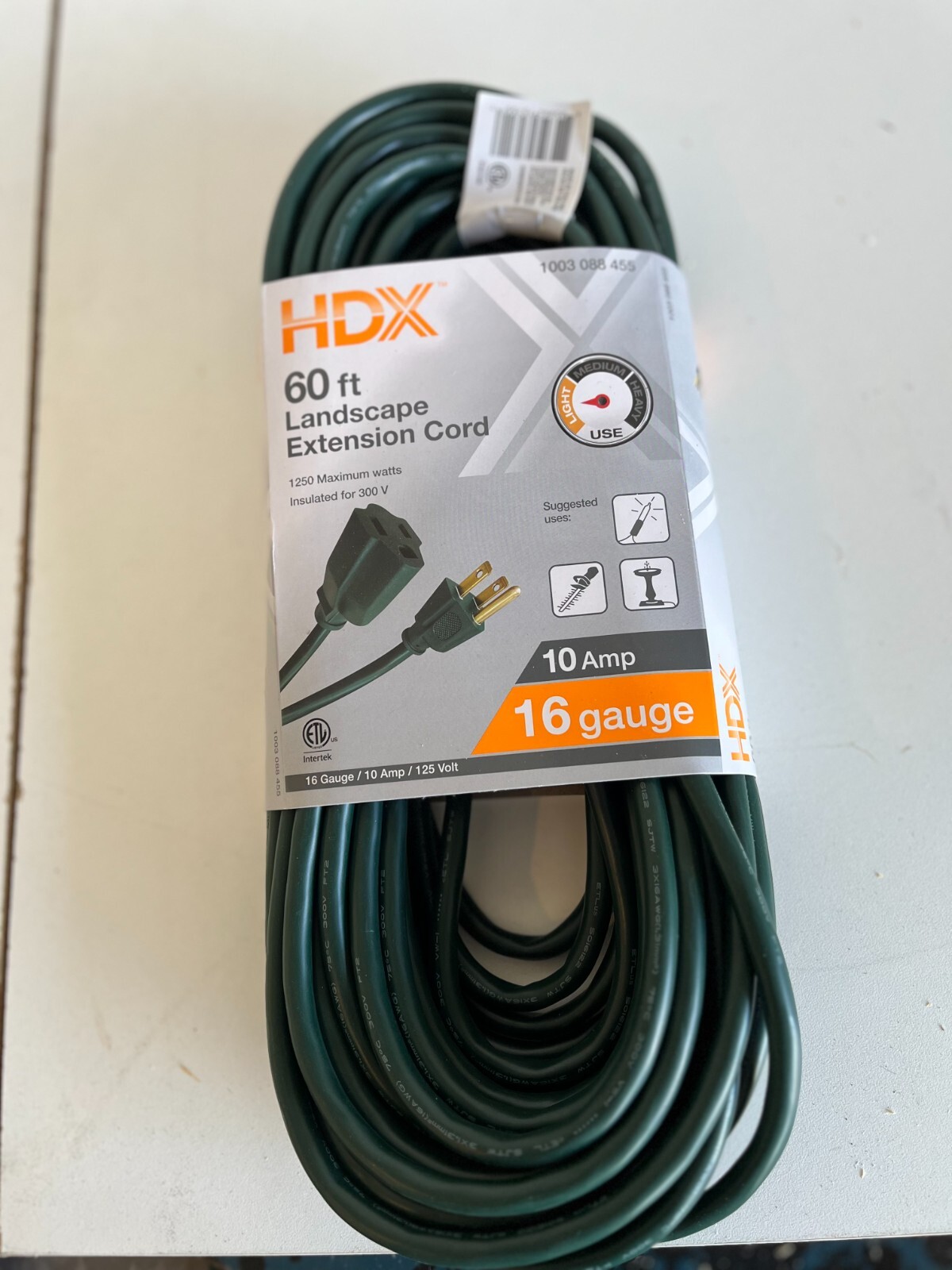 HDX 60 ft. Landscape Extension Cord 🔥 New eBay