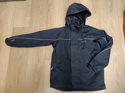 Regatta toller Outdoor Mantel/Jacke mit Kapuze wasserabweisend Alter 9/10 Unisex blau (E