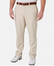 Walter Hagen Mens Perfect 11 Pants Straight Fit, Big & Tall Different Size Khaki