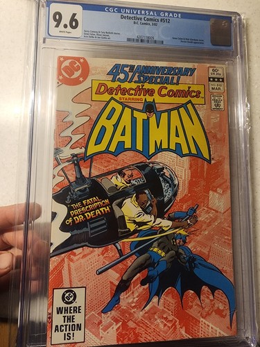 Detective Comics #512, CGC 9.6 (DC Comics March 1982)