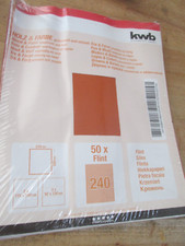 Marken Packung mit Schleifpapier Bl&auml;tter (50St&uuml;ck)  280x230mm K240  / H2A9K3 x