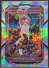2022-23 Panini Prizm Basketball Precious Achiuwa #37 Raptors Silver Cracked Ice