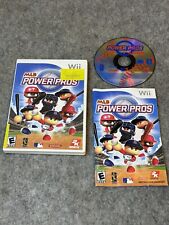 MLB Power Pros (Nintendo Wii, 2007) CIB Complete w/ Manual Tested