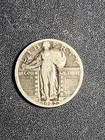 1927 U.S. Standing Liberty SILVER Quarter - Solid GOOD+  stk#q16